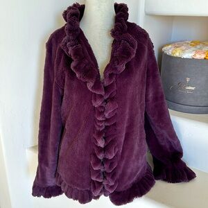 Faux Fur *PURPLE* Jacket